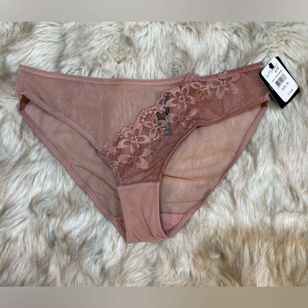 Le Mystere Champagne Lace Panties